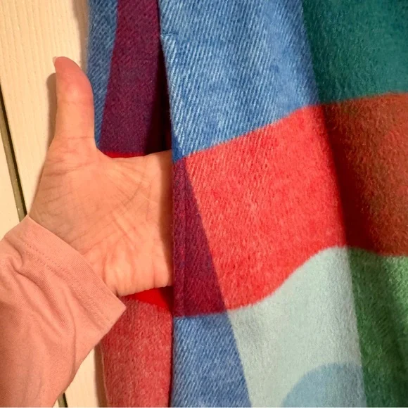 Free Assembly Plaid Faux Wrap Mini Skirt - Size 16 - Picture 8 of 12